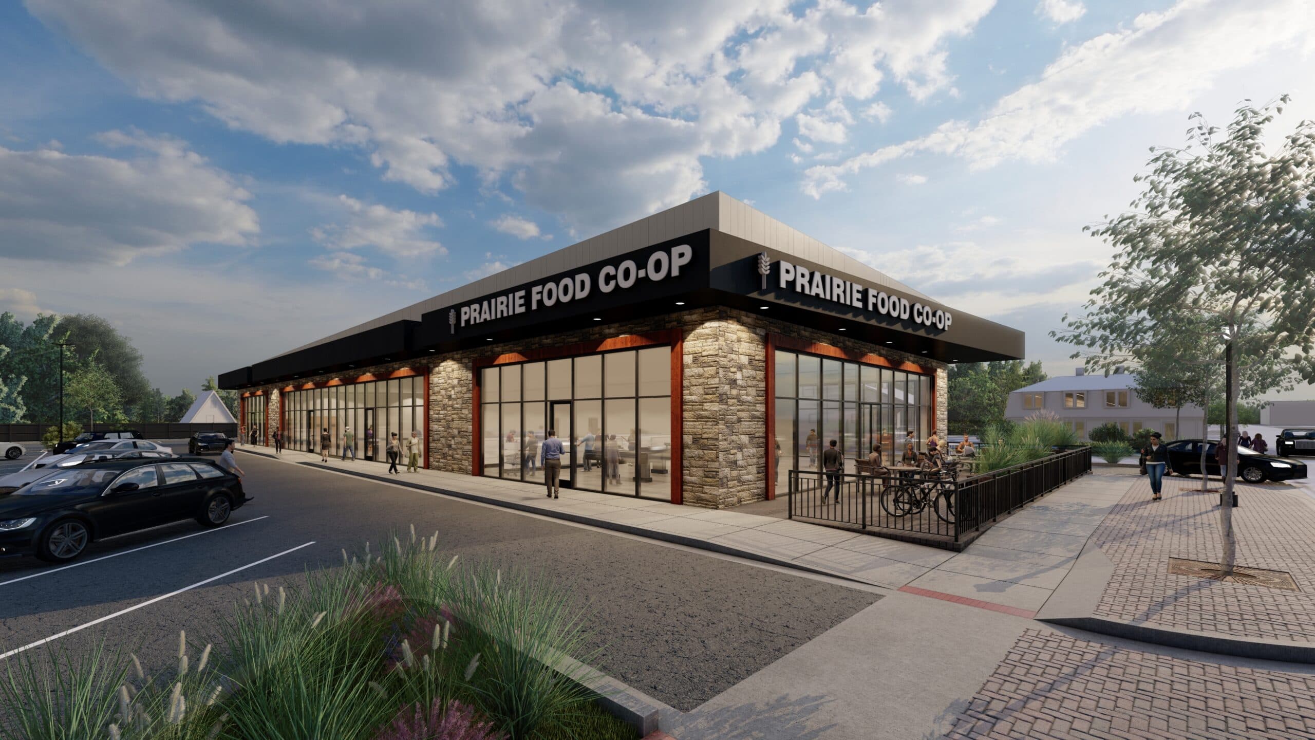 Prairie Food Co-op Store Rendering Lombard